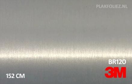 3M 2080 BR120 Brushed Aluminium plakfolie