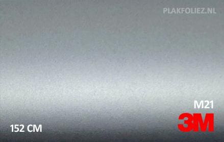 3M 2080 M21 Matte Silver Metallic plakfolie