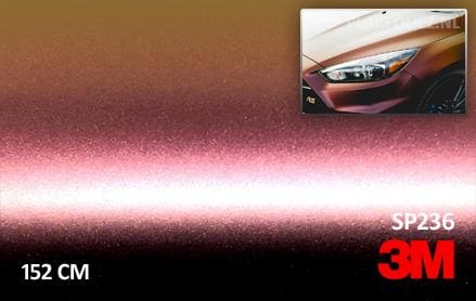 3M 2080 SP236 Satin Flip Volcanic Flare plakfolie