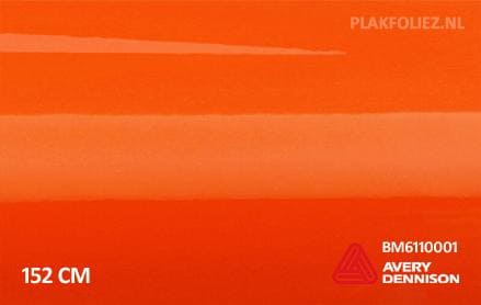 Avery SWF Gloss Orange plakfolie