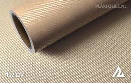 3D carbon goud plakfolie