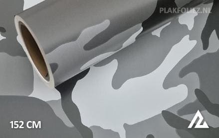 Camouflage zwart wit plakfolie