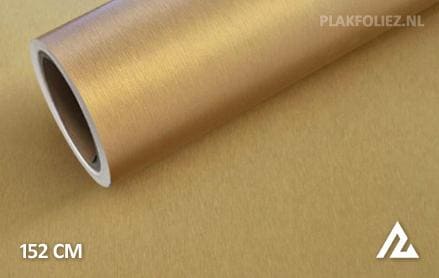 Geborsteld aluminium goud plakfolie