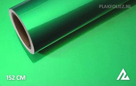 Glans metallic groen plakfolie