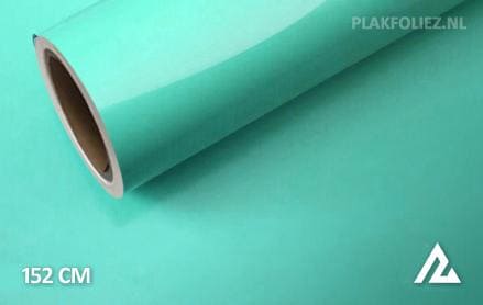 Glans turquoise plakfolie