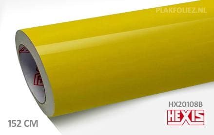 Hexis HX20108B Lemon Yellow Gloss plakfolie