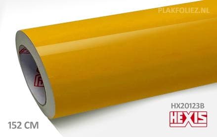 Hexis HX20123B Daffodil Yellow Gloss plakfolie