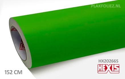 Hexis HX20266S Acid Green Satin plakfolie