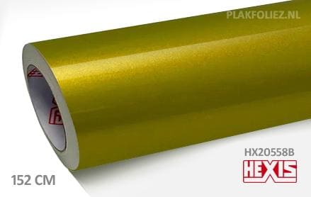 Hexis HX20558B Metallic Yellow Gloss plakfolie