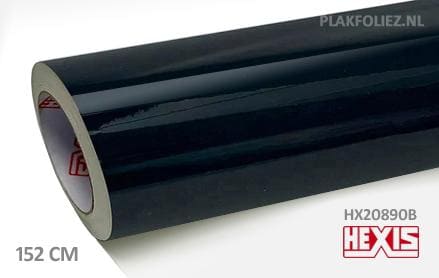 Hexis HX20890B Deep Black Gloss plakfolie