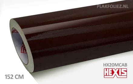 Hexis HX20MCAB Coffee Brown Gloss plakfolie