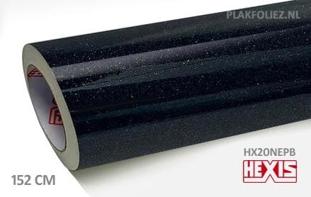 Hexis HX20NEPB Ebony Sparkle Black Gloss plakfolie