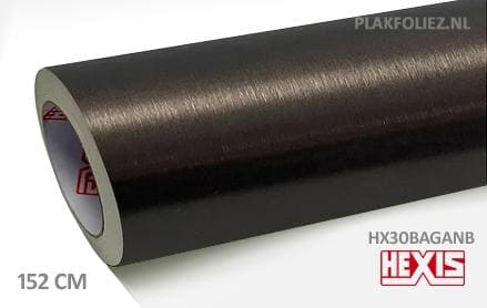 Hexis HX30BAGANB Brushed Aluminium Anthracite plakfolie