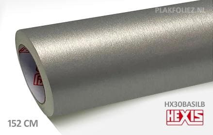 Hexis HX30BASILB Brushed Aluminium Silver plakfolie