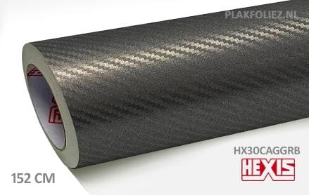 Hexis HX30CAGGRB Graphite Grey Carbon Gloss plakfolie