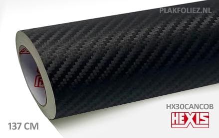 Hexis HX30CANCOB Raven Black Carbon plakfolie