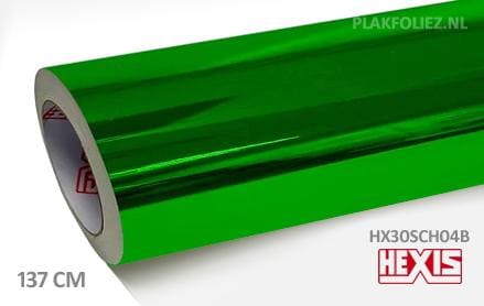 Hexis HX30SCH04B Super Chrome Green Gloss plakfolie