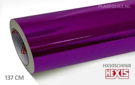 Hexis HX30SCH06B Super Chrome Purple Gloss plakfolie