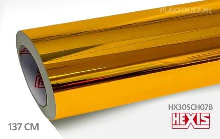 Hexis HX30SCH07B Super Chrome Gold Gloss plakfolie