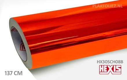 Hexis HX30SCH08B Super Chrome Orange Gloss plakfolie