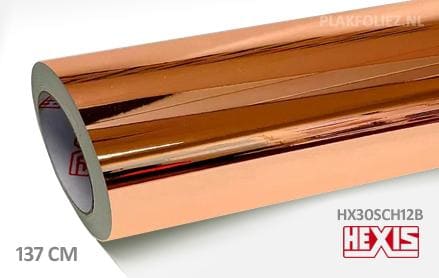 Hexis HX30SCH12B Super Chrome Rose Gold Gloss plakfolie